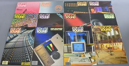 various-Studio Sound mags Jan 87 -  Dec 90